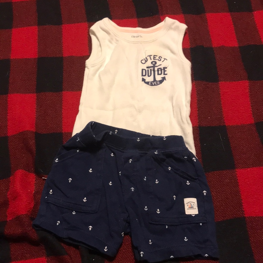 Muscle shirt short set